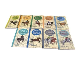Lot Of 9 Sandy Lane Stables horse Books Usborne Runaway Pony Ride Moonlight VGC - Bild 1 von 2