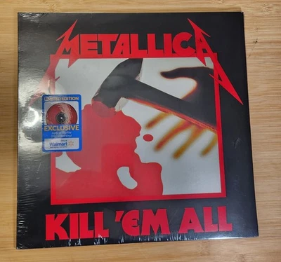 METALLICA KILL EM ALL Walmart Exclusive Limited Edition Red Vinyl - Image 1 of 2