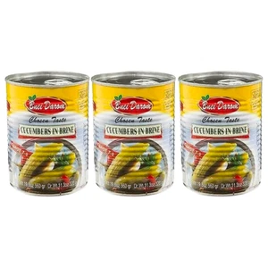 Bnei Darom Cucumbers In Brine 7-9 560g x 3 - Picture 1 of 1