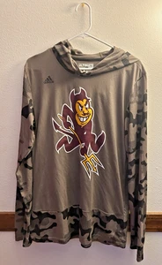 NEW Adidas Arizona State Sun Devils Retro Logo Hoodie. Vintage 2012. Size M - Picture 1 of 5