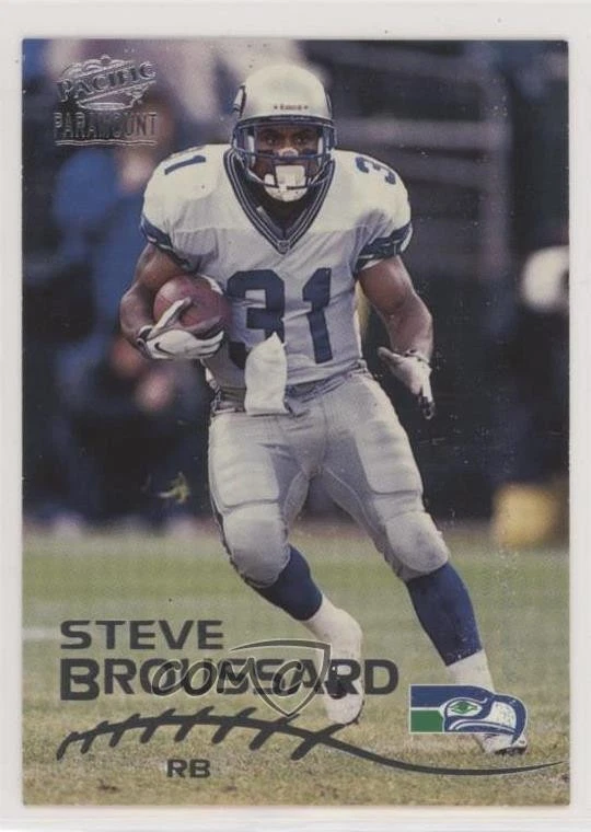 1998 Pacific Paramount Silver Steve Broussard #215 - Image 1 of 2