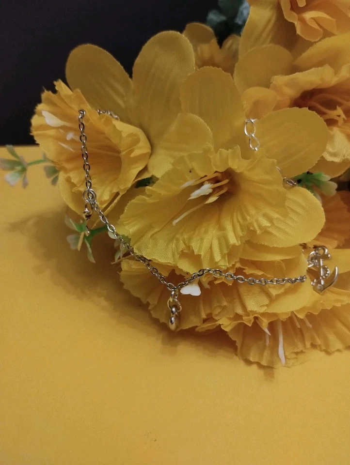 Wunderschönes Armband Glaube Liebe Hoffnung  18+5 Cm Lang - Bild 1 von 3