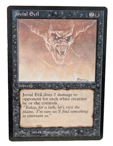 Jovial Evil Legends MP MTG Magic the Gathering Trading Card TCG Black Sorcery - Picture 1 of 13