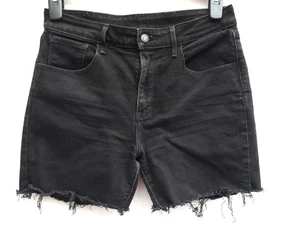 Women's Levi's Short Size 30 Black Cut off - Picture 1 of 7
