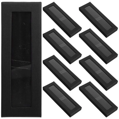 10pcs Black Pen Organizer Case Pen Boxes Empty Pen Box Fountain Pen Display- - Image 1 of 4