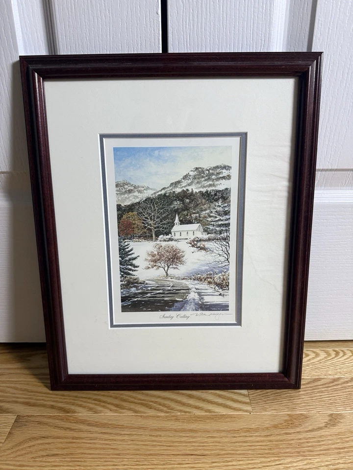 Sunday Calling de William Mangum - Impresión firmada de edición limitada (desgaste menor) Foto 1 de 3