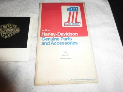 Original Harley Davidson Sportster XLCR Owners Manual 1977 - Image 1 of 4