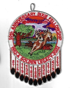 Un A Li'yi Lodge 236 2002 50th Ann. Dixie Fellowship STAFF SMY Bdr - Picture 1 of 1