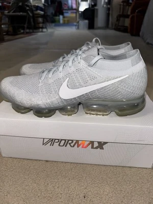 Nike Air Vapormax Flyknit Pure Platinum Men’s Size 14 OG849558-004 - Image 1 of 4