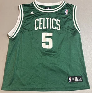 Adidas Kevin Garnett Jersey~Boston Celtics~Youth XL~Size 18-20~NBA~Green-White - Picture 1 of 6