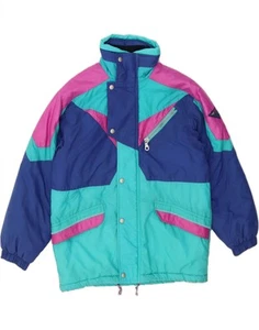 BRUGI Girls Oversized Ski Jacket 12-13 Years Blue Colourblock Polyamide JH03 - Picture 1 of 5