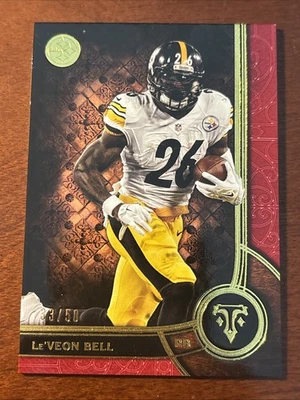 2015 Topps Triple Threads Le'Veon Bell Pittsburgh Steelers 33/50 Ruby - Image 1 of 2