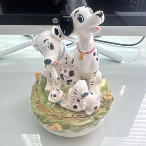 Disney Schmid Limited Edition 101 Dalmations Revolving Music Box, Edition # 2840 - Picture 1 of 12