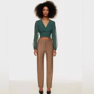 Aritzia Wilfred Melina Hose Camel Größe 0 Short  - Bild 1 von 9