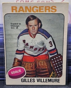 75-76 O-Pee-Chee Gilles Villemure 🚨🚨🚨 New York Rangers - Picture 1 of 2