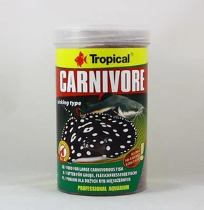 Carnivore Tropical 1000Ml Alimento Para Grandes Peces Carnívoros 18,99€/L - Picture 1 of 1