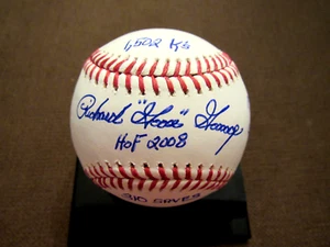 GOOSE GOSSAGE HOF 2008 NEW YORK YANKEES STAT SIGNED AUTO OML BASEBALL JSA BEAUTY - Picture 1 of 6