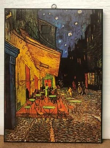 ART PLAQUE WALL HANGING  5-7/8 inches x  4-1/4inches X 1/4INCH THICK  B - Picture 1 of 2