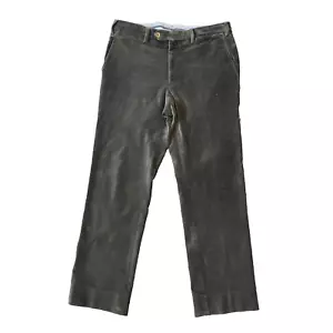 Turnbull & Asser Mens 34 X 30.5" Brown Horizontal Corduroy Pants Made in Italy - Picture 1 of 14
