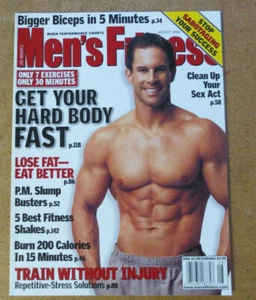 MEN'S FITNESS MAGAZINE Jonathan Aube Mike Ryan Sebastian Siegel Workout Muscles - Picture 1 of 12