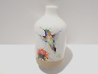 Demdaco Small Bud Vase Flowers Hummingbird  Ceramic Stoneware Dean Crouser 4 x 2