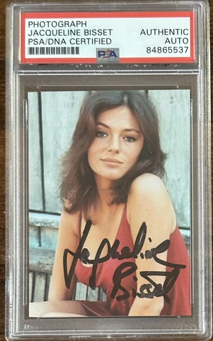 JACQUELINE BISSET SIGNED PHOTOGRAPH AUTOGRAPH PSA DNA CERTIFIED HOT SEXY PICTURE Cover