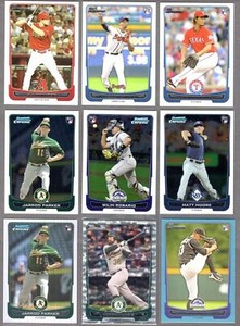 2012 BOWMAN CHROME BASE ROOKIES - PAPER CHROME ICE BLUE /500 REF /300 -UPICK