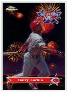 BARRY LARKIN 1997 Topps Chrome All-Stars Refractor #AS10 - Picture 1 of 2