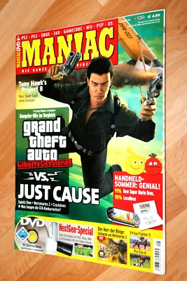 2006 Maniac Magazin Zeitschrift Grand Theft Auto Call of Duty 3 Saints Row PS2 - Bild 1 von 4