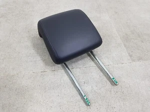 RANGE ROVER SPORT L320 05-09 REAR LEFT RIGHT HEADREST BLACK SMOOTH LEATHER - Picture 1 of 7
