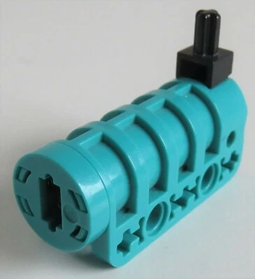 LEGO Technic - Wettkampf - Kanone (runde Unterseite), dunkeltürkis # 32074c02 - Bild 1 von 2