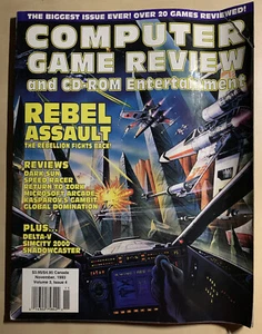 Computer Game Review Magazine November 1993 Vol 3 Issue 4 Rebel Assault Dark Sun - Picture 1 of 4