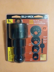 Kit de sierra perforadora Disston Blu-Mol de 5 piezas de acero al carbono - Modelo 6560 - Imagen 1 de 2