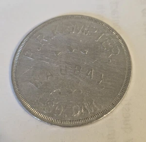 Vintage R. R. Kempter Waubay, SD Aluminum Good For Token #1405 - Picture 1 of 2