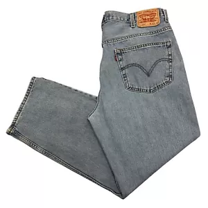 Jeans Vintage Levi's 550 Relaxed Fit Blu Uomo 38W 29L 100% Denim Zip Fly - Foto 1 di 16