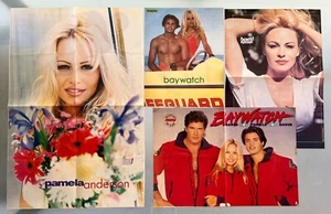 LOT OF 4 PAMELA ANDERSON , BAYWATCH POSTERS - Picture 1 of 1