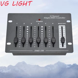 Consola de iluminación de escenario profesional China Dimmer controlador DMX simple de 6 canales - Imagen 1 de 3