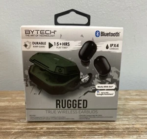 Auriculares inalámbricos Bluetooth resistentes verdes--NUEVOS EN CAJA - Imagen 1 de 2
