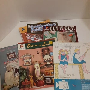 Vintage Konvolut 6 Bastelmuster Zeitschriften Nähen usw. - Bild 1 von 12