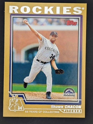 2004 Topps Gold #257 Shawn Chacon SER / 2004 - Image 1 of 2