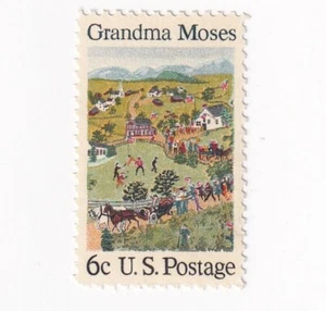 STAMP US SCOTT 1370 "Grandma Moses" 6 CENT 1969 MNH - Picture 1 of 1