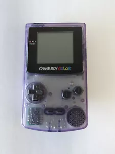 GBC Atomic Purple Nintendo Game Boy Color Probado/Funcionando - Imagen 1 de 4