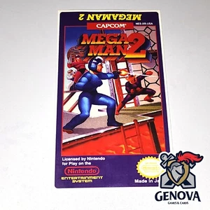 Mega Man 2 Label Nes Replacement Game Label Sticker Precut - Picture 1 of 1
