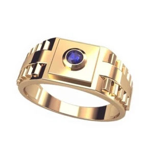 5 Stck. Herren Ring Wachsmuster für verlorenes Wachs Gießen Schmuck/Spritzwachs_30059 - Bild 1 von 5