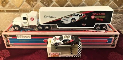 DAVEY ALLISON #28 Texaco Havoline Racing 1990 ERTL 1/64 Transporter Hauler & Car - Image 1 of 4