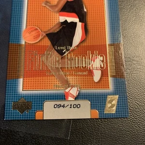 #220 Travis Outlaw Portland trailblazers 2003/04 finite gold/100 B38d - Picture 1 of 3