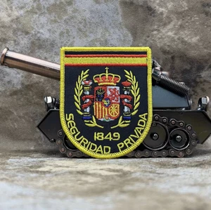 Patch Tattico Adesivo Sicurezza Privata Spagna 70 X 90Mm - Imagen 1 de 4