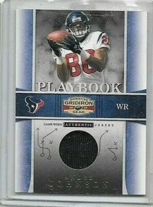 CAMISETA USADA ANDRE JOHNSON 2007 DONRUSS PLAYBOOK GRIDIRON GEAR #/250 - Imagen 1 de 1