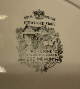 Royal Staffordshire Stratford Stage 12" Oval Serving Platter J&G Meakin England - Picture 1 of 3