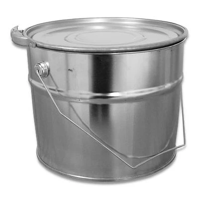 Metalleimer & Spannringdeckel 5 Liter Eimer Blecheimer - Bild 1 von 2